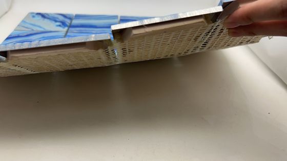 سعر جيد بلاط الفسيفساء الألومنيوم 8k صفيحة المرآة 300mm x 300mm طلاء PVD الانترنت