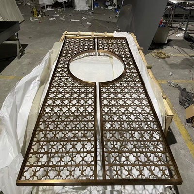 سعر جيد 304 201 سطح الشعر المعدني الذهبية الفولاذ المقاوم للصدأ شاشة غرفة المعيشة الانترنت