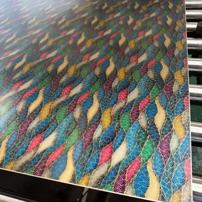 سعر جيد تصميم جديد مشروع هندسي ملون الديكور الفولاذ المقاوم للصدأ اللوحة النهائية القديمة الفولاذ المقاوم للصدأ الانترنت