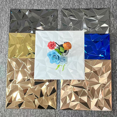 سعر جيد ISO 4 * 8ft / 4 * 10ft / لوح الفولاذ المقاوم للصدأ مخصص PVD الفراغ طلاء التيتانيوم BA / NO.4 304 صفيحة الفولاذ الانترنت