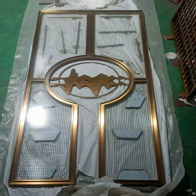 Two-tone coated stainless steel plate - custom building facade with light and shadow effect