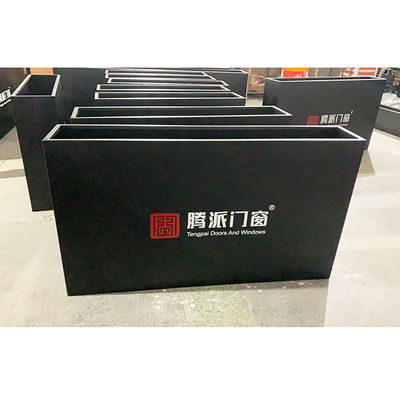 سعر جيد أثاث حدائق خارجي تجاري معدني حديقة عامة أوعية نباتات فولاذية في الخارج أوعية زهور في الشارع الحضري الانترنت