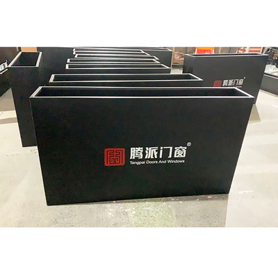 Commerical Outdoor Garden Furniture Metal Public Park Steel Plant Pots Outside Urban Street Flower Pots