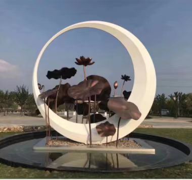 فضة 316L مرآة لامعة النحت من الفولاذ المقاوم للصدأ لمشروع الهندسة المعمارية