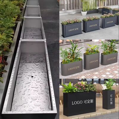 سعر جيد موقد نار وحوض زراعة مدمج - تصميم مخصص من الفولاذ المقاوم للصدأ مزدوج الوظائف الانترنت