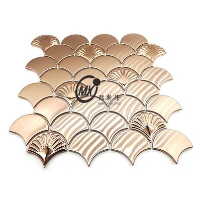 سعر جيد فسيفساء من الفولاذ المقاوم للصدأ المصقول بلمسة نهائية عاكسة لديكور الفنادق الفاخرة الانترنت