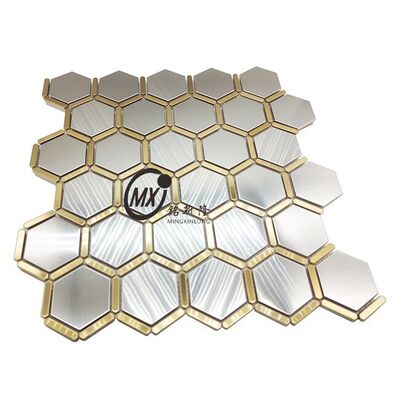 الشرائط الفسيفسية من الفولاذ المقاوم للصدأ للزخرفة على الطراز الصناعي