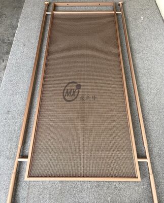 سعر جيد نمط هندسي معاصر قسم الشاشة الفولاذ المقاوم للصدأ مع PVD طلاء التيتانيوم والمرآة 8k البولندية في 304 درجة الانترنت