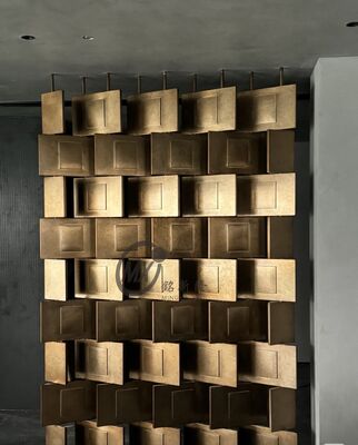 سعر جيد PVD طلاء التيتانيوم المرآة 8k بولندية الفولاذ المقاوم للصدأ شاشة تقسيم حرة قائمة شاشة تقسيم حجم قابل للتخصيص الانترنت