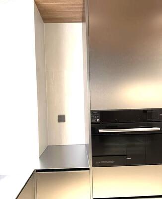 سعر جيد حوض ستانلس ستيل مقاوم للخدش بنصف قطر صفر، وعاء واحد سفلي 30 بوصة الانترنت