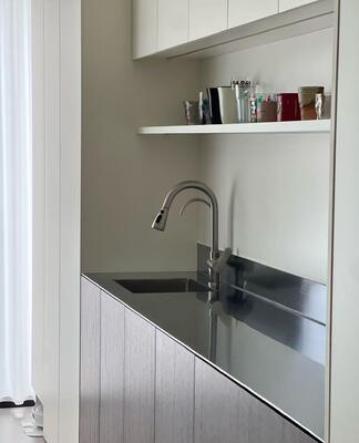 سعر جيد 15 بوصة المقاومة للخدشة الصلب المقاوم للصدأ بار Prep المغسلة، سقوط في الانترنت