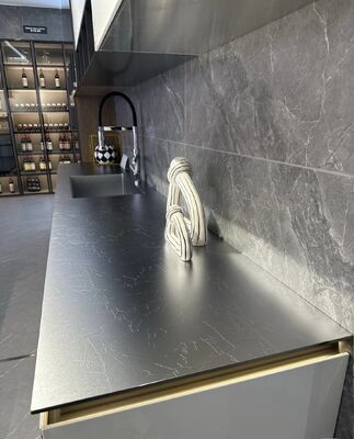 سعر جيد حوض تحضير من الفولاذ المقاوم للصدأ مقاس 20 بوصة مقاوم للخدش، زاوية دائرية، تركيب علوي الانترنت