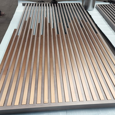 سعر جيد 201 304 ستارة تقسيم/فاصل من الفولاذ المقاوم للصدأ بحجم مخصص لديكور الفنادق والمطاعم وغرف المعيشة والمكاتب الانترنت