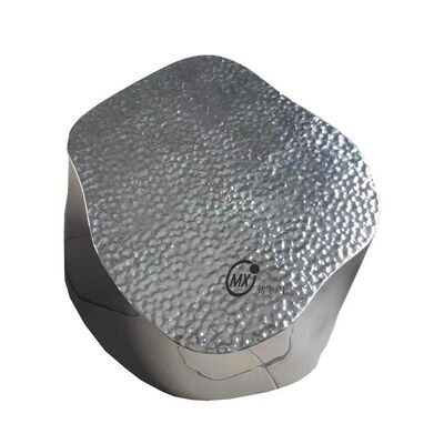 سعر جيد مرآة شفرة مطحونة/مطحونة من الفولاذ المقاوم للصدأ غيمة غطاء طاولة القهوة مجموعة أثاث غرفة المعيشة الفاخرة الحديثة الانترنت